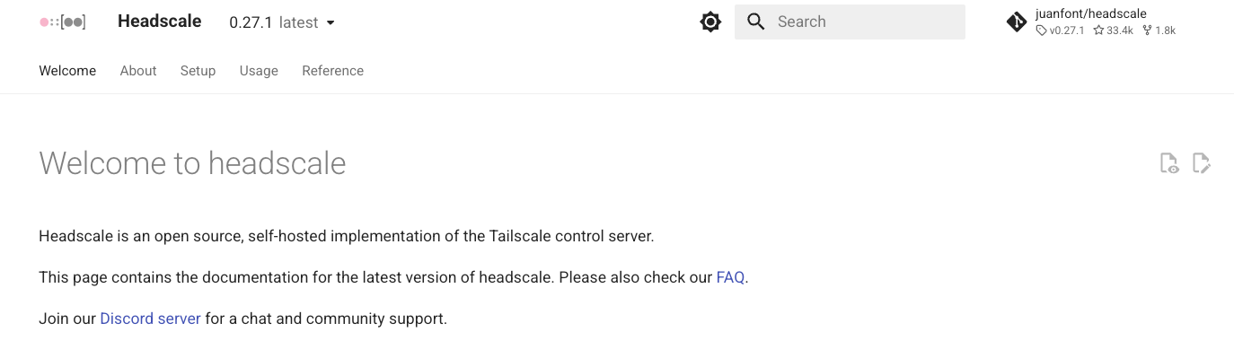 Headscale Website